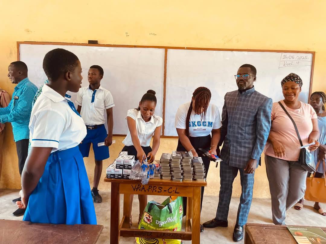 YAF Donates Stationery to VRA Presby School